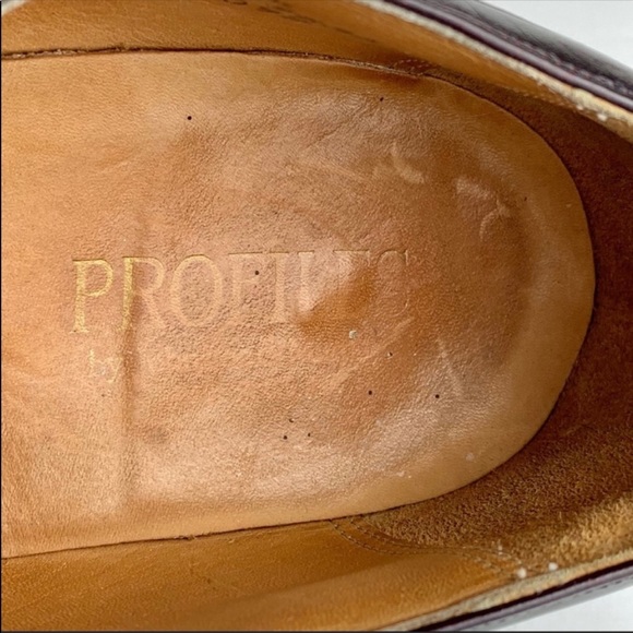 Johnston & Murphy Leather Profiles Wingtip lace up Dress Shoes - Picture 8 of 13